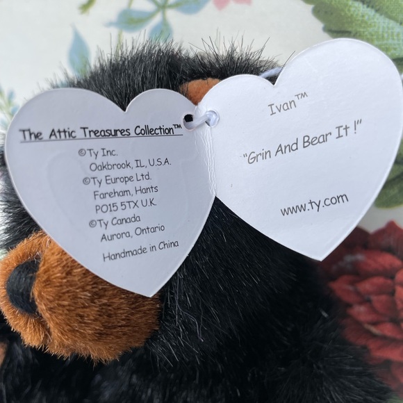 NWT TY Attic Treasure Checkers and Ivan - Picture 5 of 5